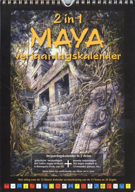 Omslag van 2-in-1 Maya Verjaardagskalender