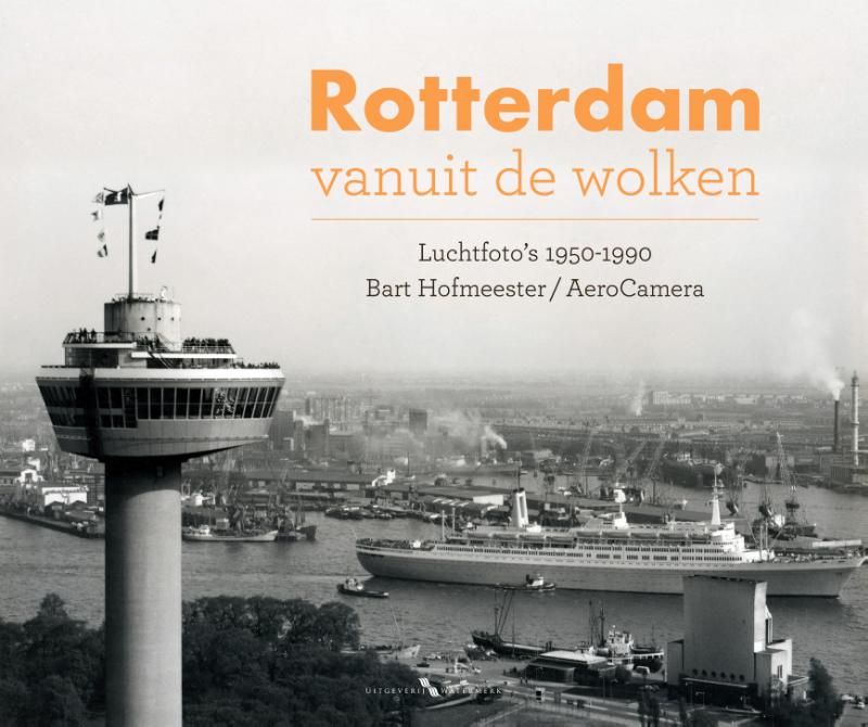 Omslag van Rotterdam vanuit de wolken