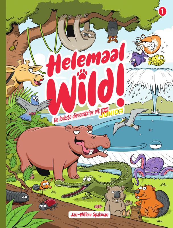 Omslag van De leukste dierenstrips uit Quest Junior