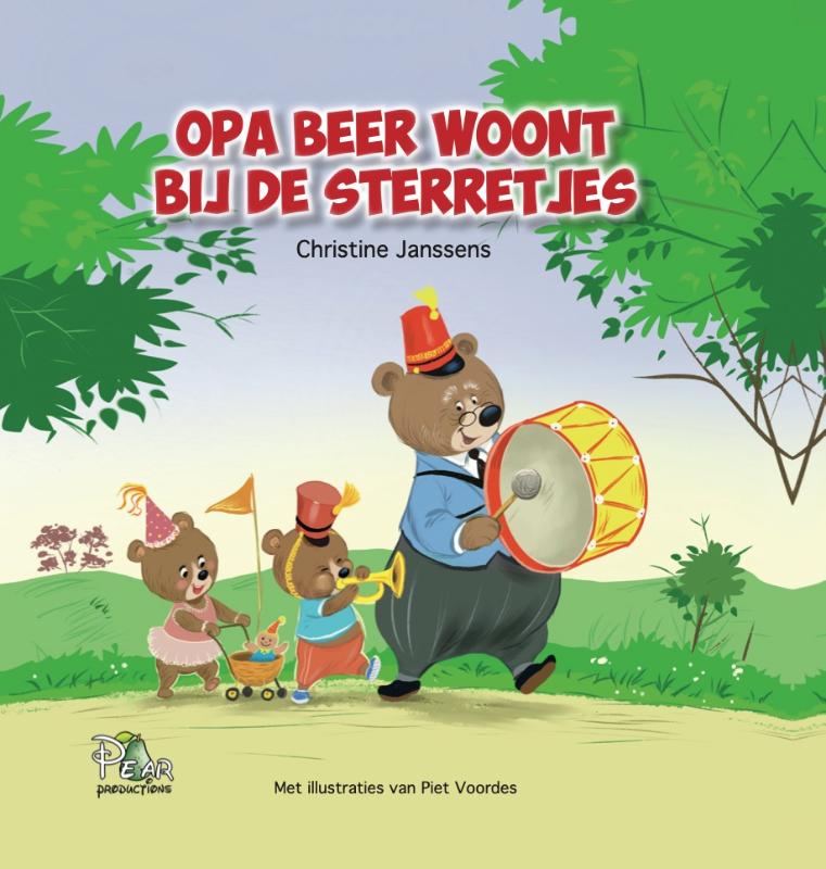 Omslag van Opa Beer woont bij de sterretjes