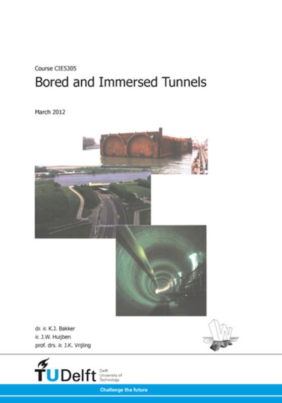 Omslag van Bored and Immersed Tunnels