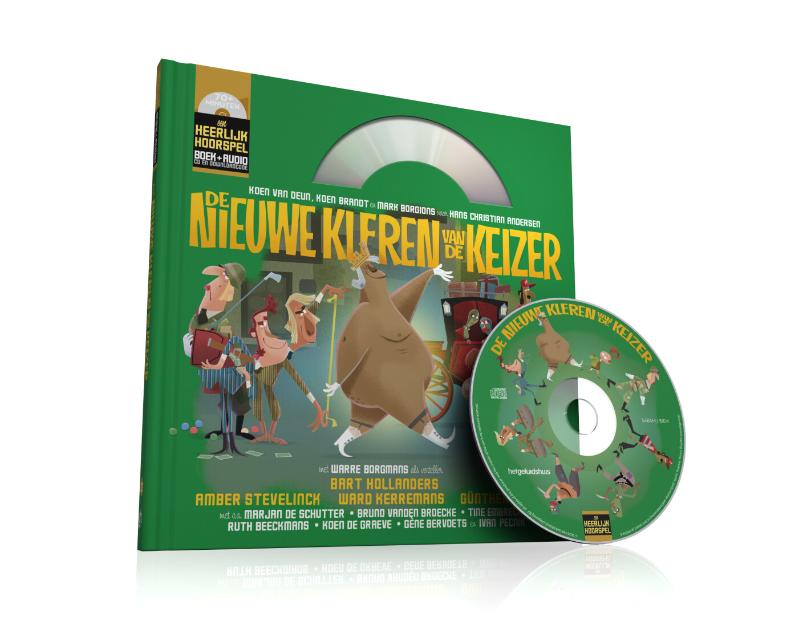 Omslag van De nieuwe kleren van de keizer (Met downloadcode en cd)