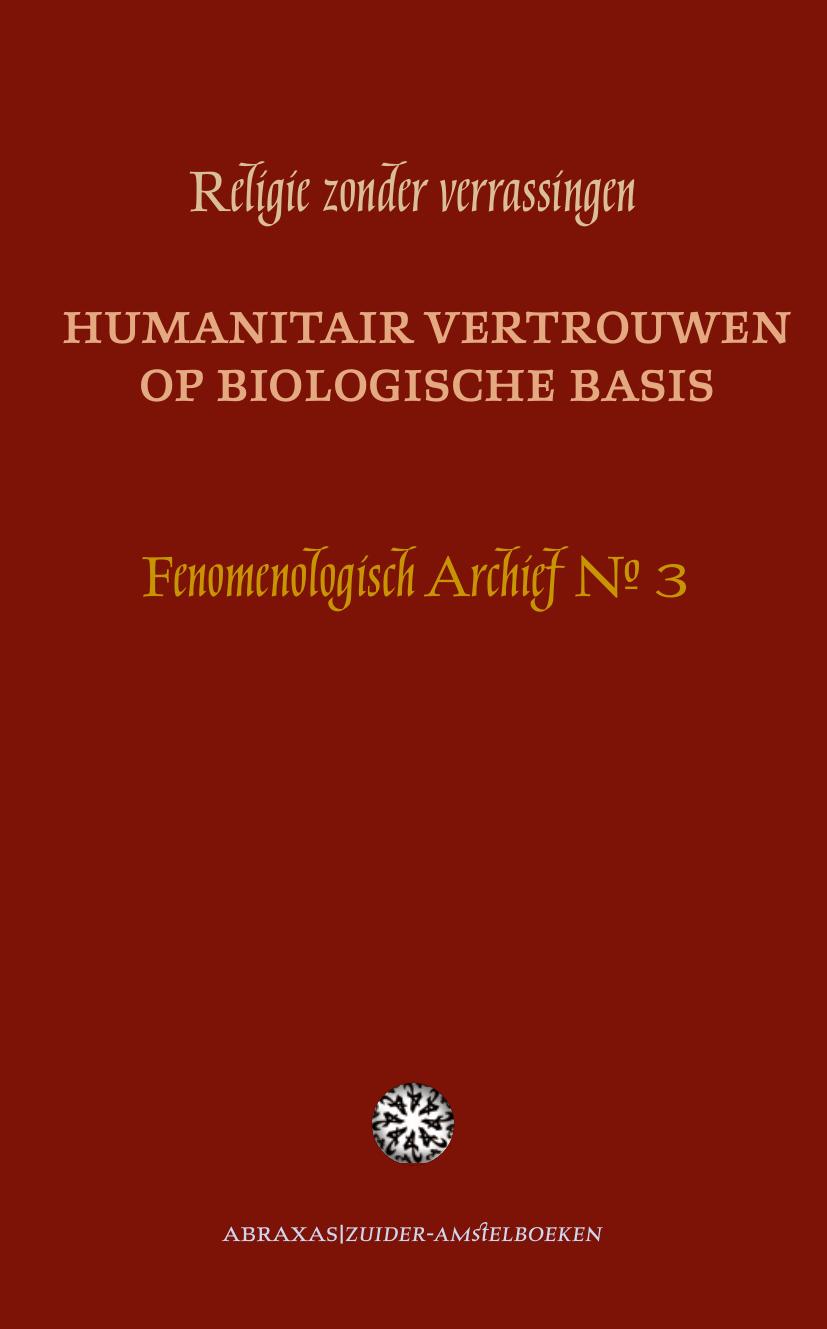 Omslag van Humanitair vertrouwen op biologische basis