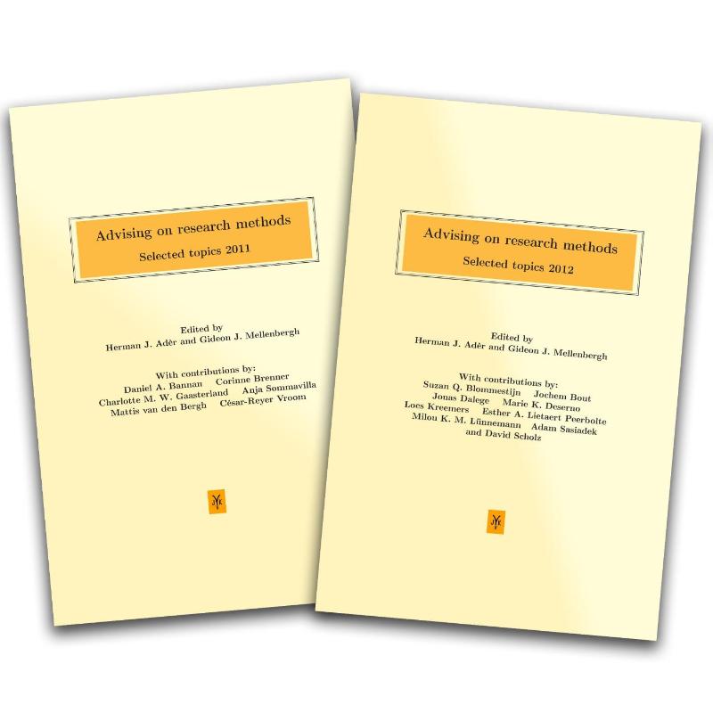Omslag van Advising on research methods