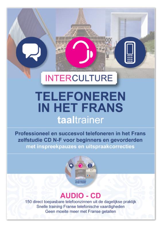 Omslag van Telefoneren in het Frans taaltrainer CD