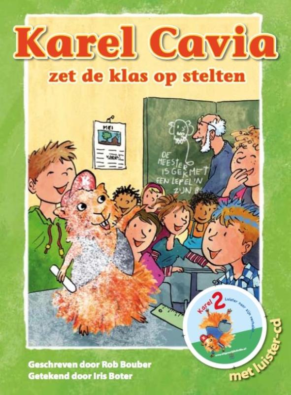 Omslag van Karel Cavia zet de klas op stelten