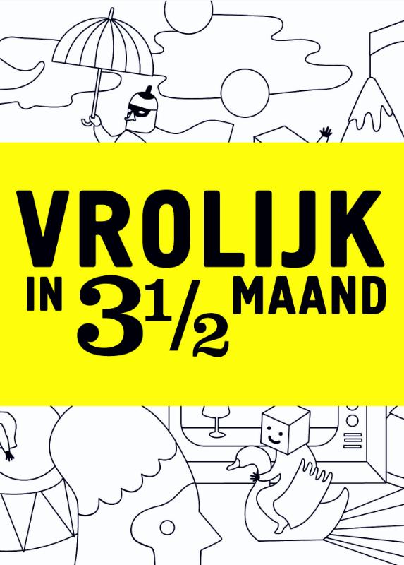 Omslag van Vrolijk in 3 1/2 maand