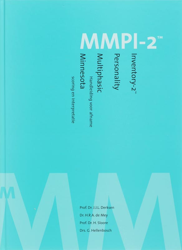Omslag van MMPI-2 (TM)