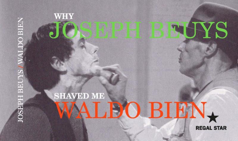 Omslag van Why Joseph Beuys shaved me Waldo Bien