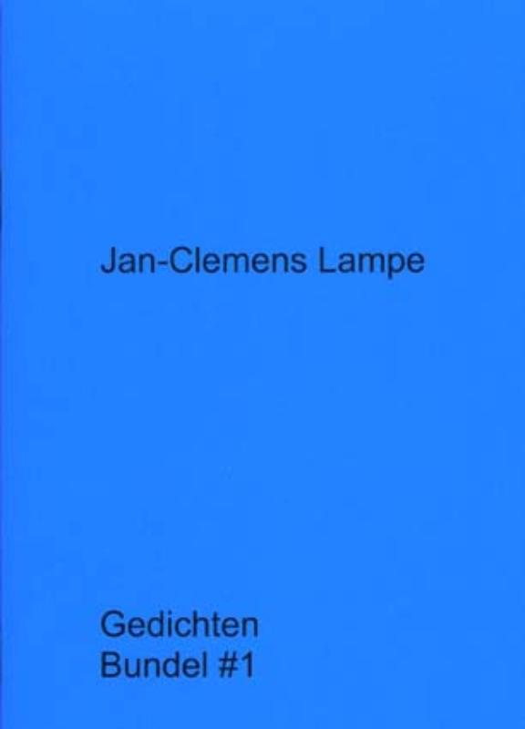 Omslag van Jan-Clemens Lampe gedichten