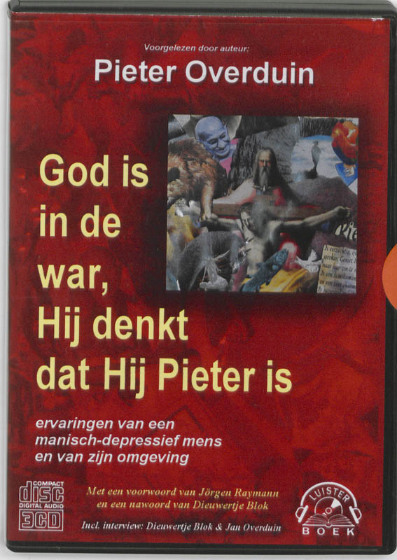 Omslag van God is in de war, Hij denkt dat Hij Pieter is