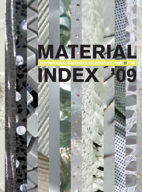 Omslag van Material index 2009