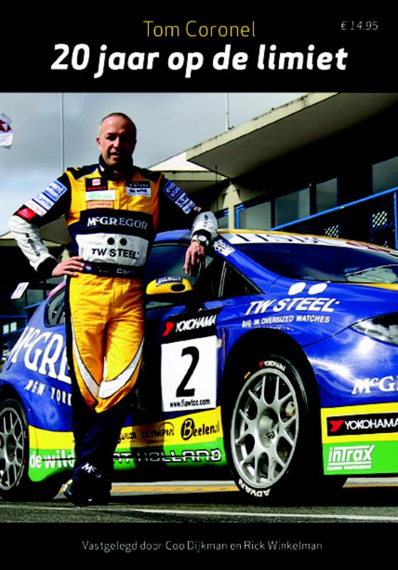 Omslag van Tom Coronel 20 jaar op de limiet