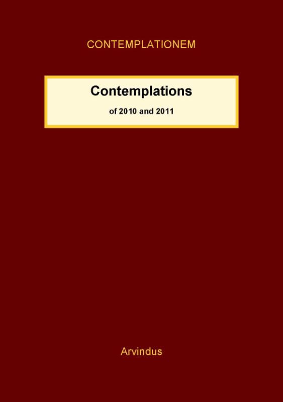 Omslag van Contemplations of 2010 and 2011