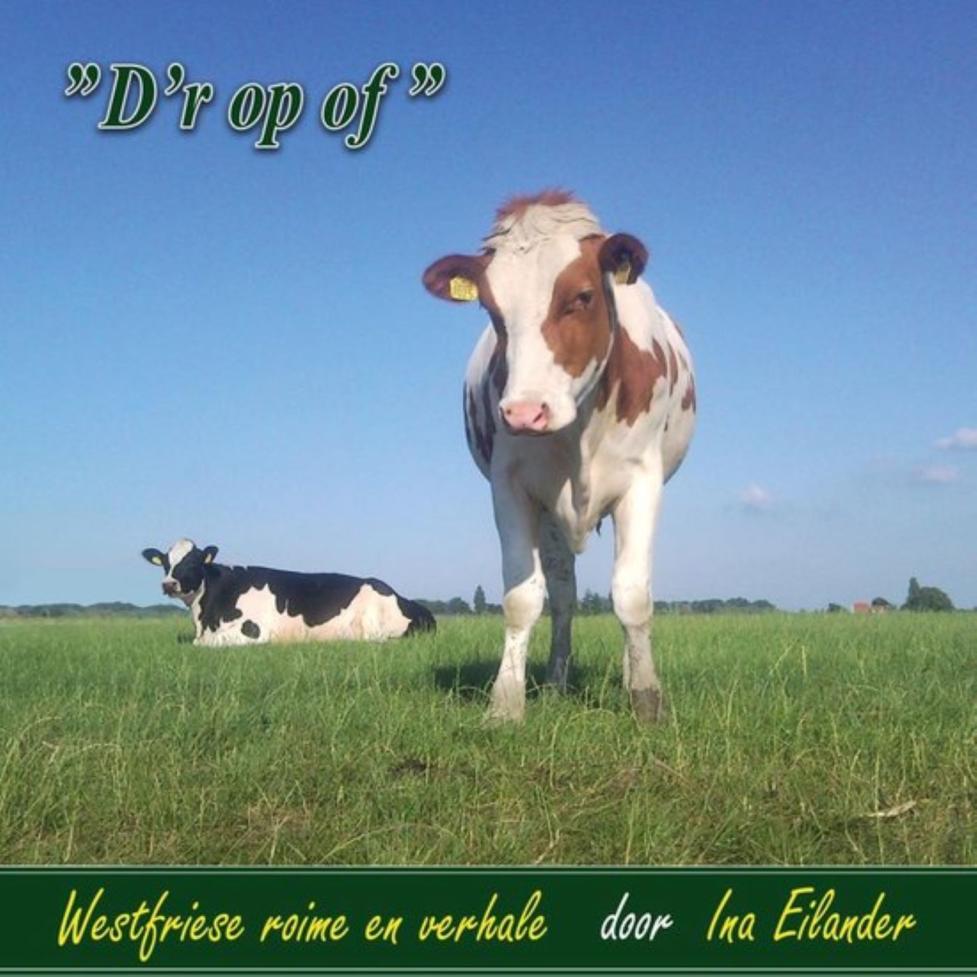 Omslag van D'r op of