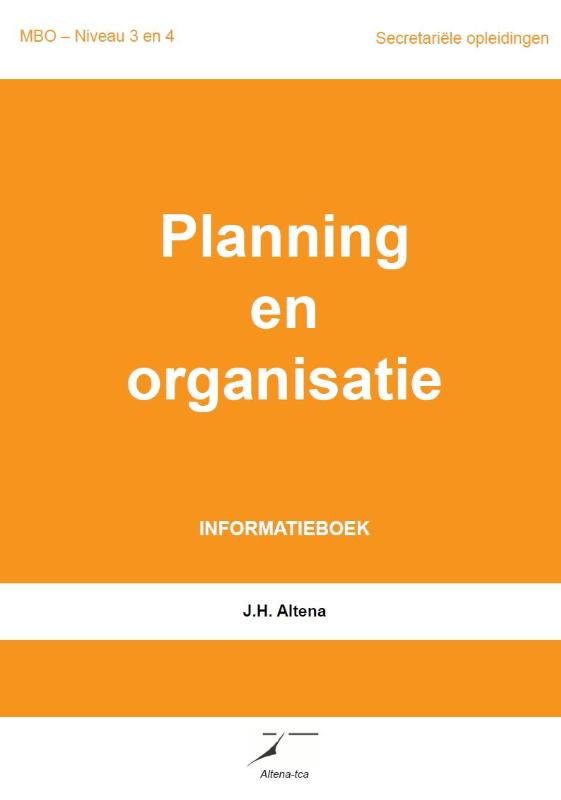 Omslag van Planning en organisatie