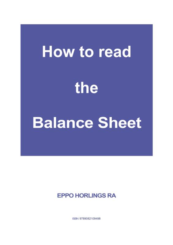 Omslag van How to read the Balance Sheet