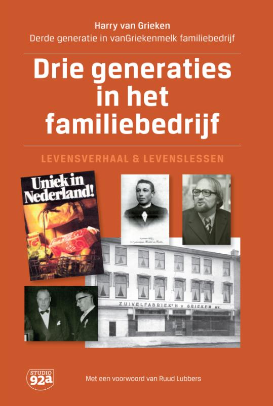 Omslag van Drie generaties in het familiebedrijf