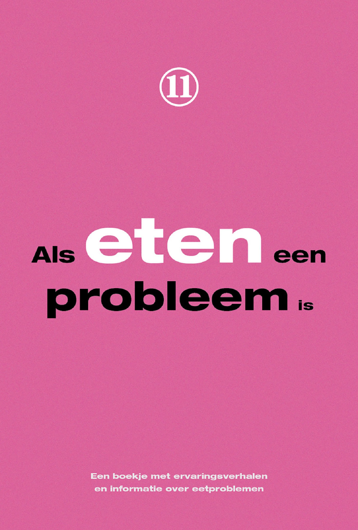 Omslag van Als eten een probleem is