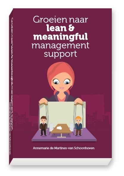 Omslag van Groeien naar lean & meaningful management support