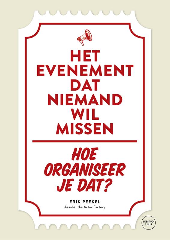 Omslag van Het evenement dat niemand wil missen