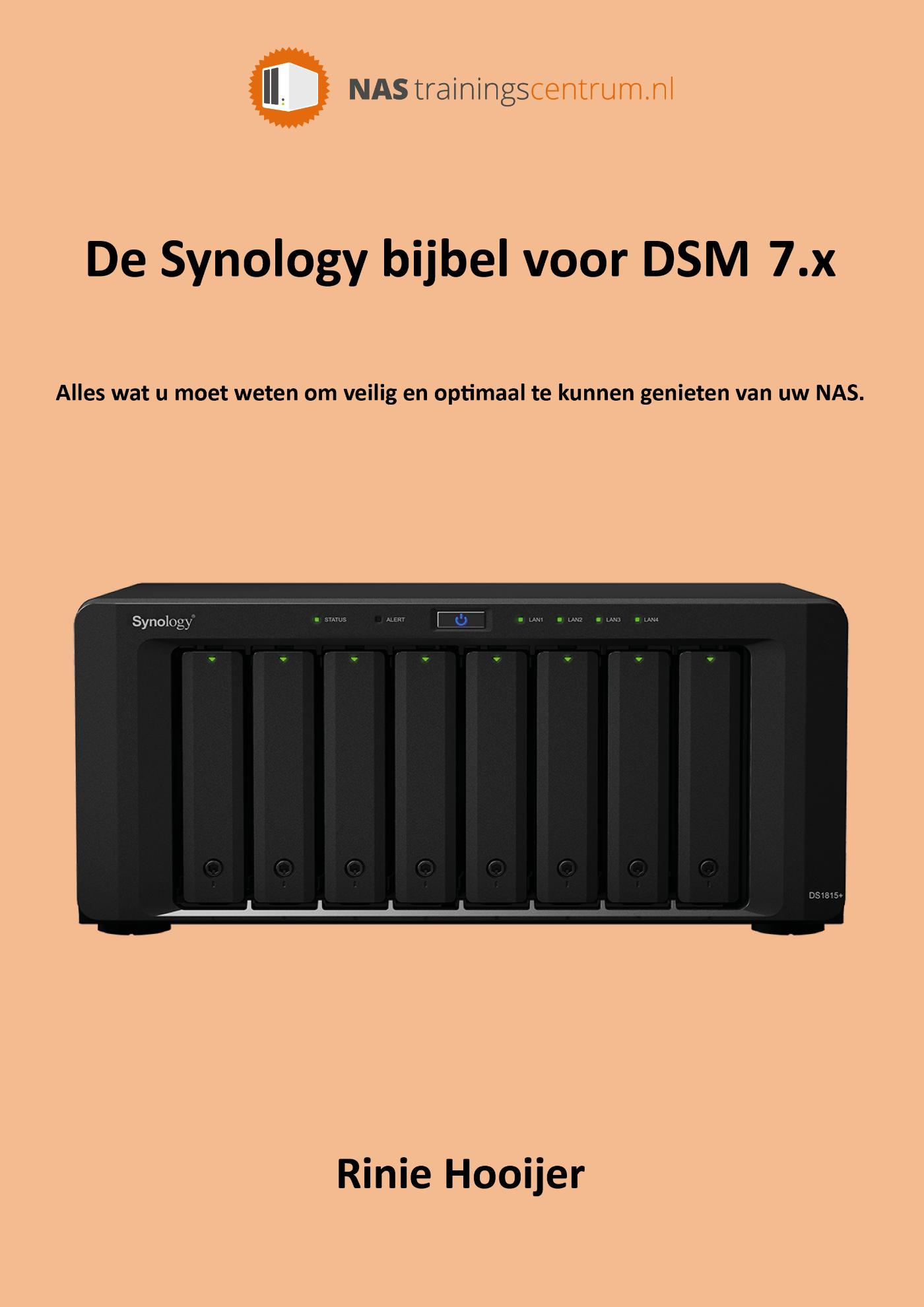 Omslag van De Synology bijbel voor DSM 7.x