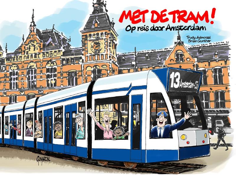 Omslag van Met de tram!