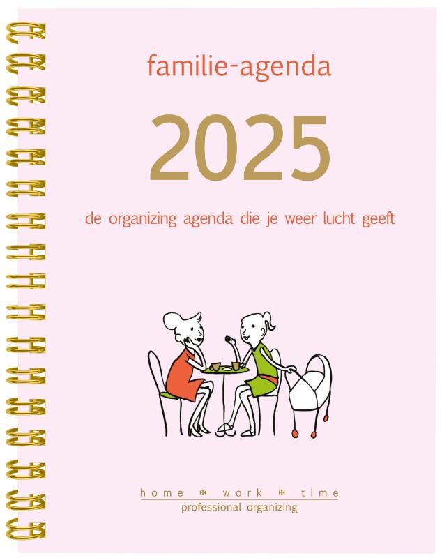 Omslag van homeworktime familie-agenda 2025
