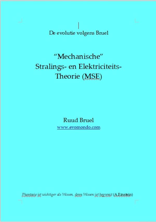 Omslag van "Mechanische Stralings- en Elektriciteitstheorie (MSE)".