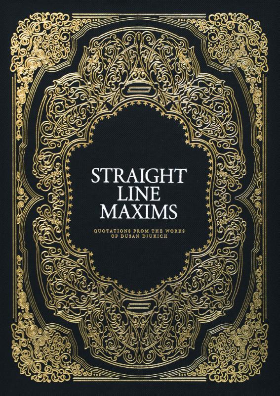 Omslag van Straight-Line Maxims