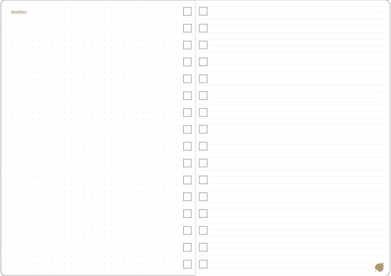 Omslag van Paper time planner navulling notities