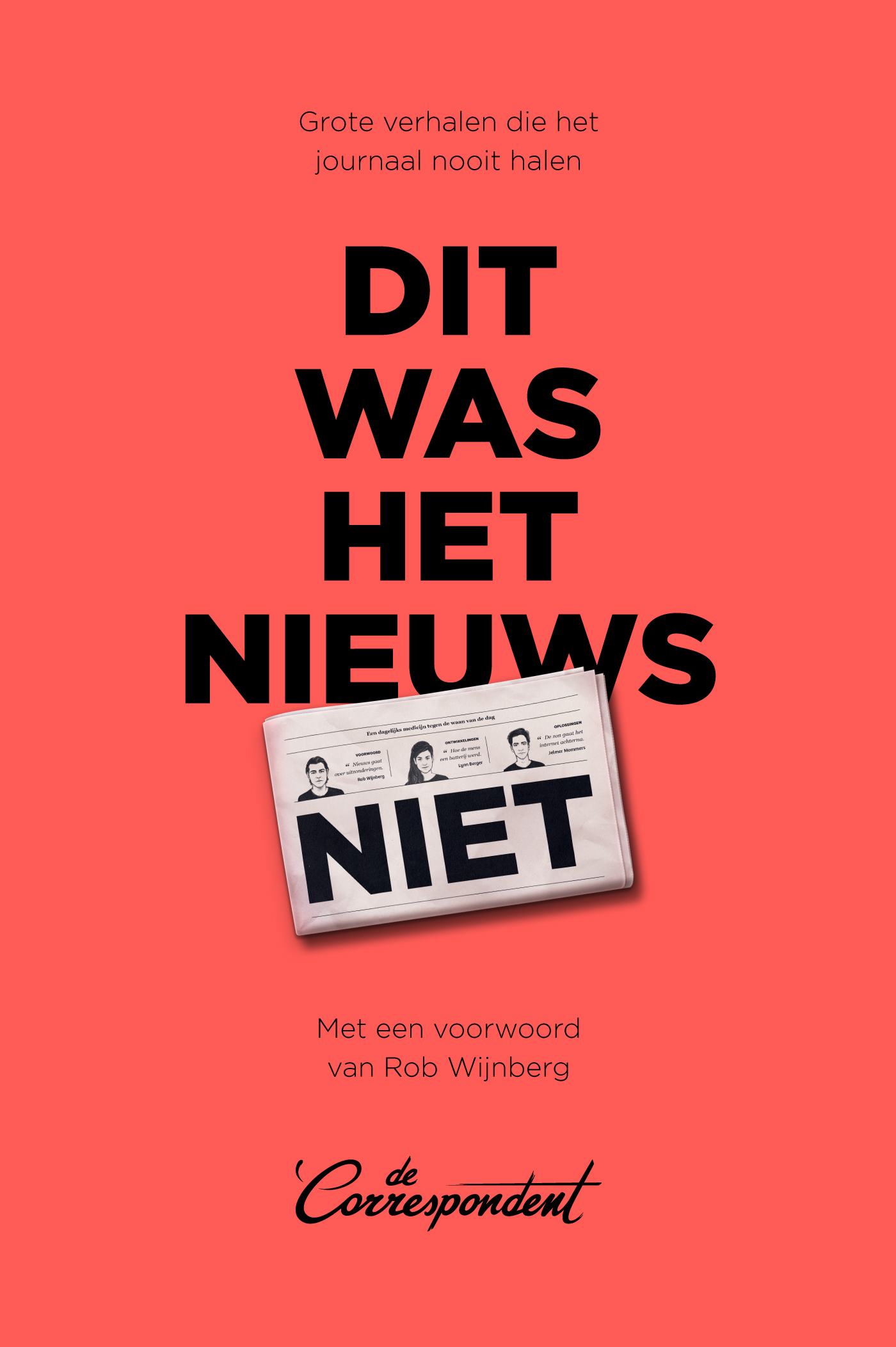 Omslag van Dit was het nieuws niet