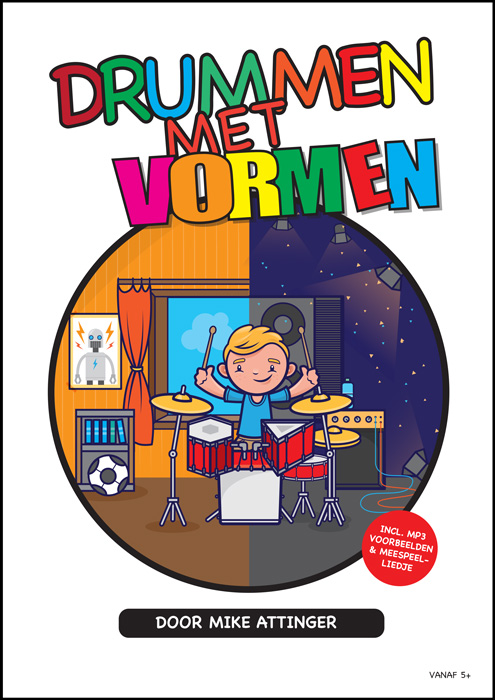 Omslag van Drummen met vormen