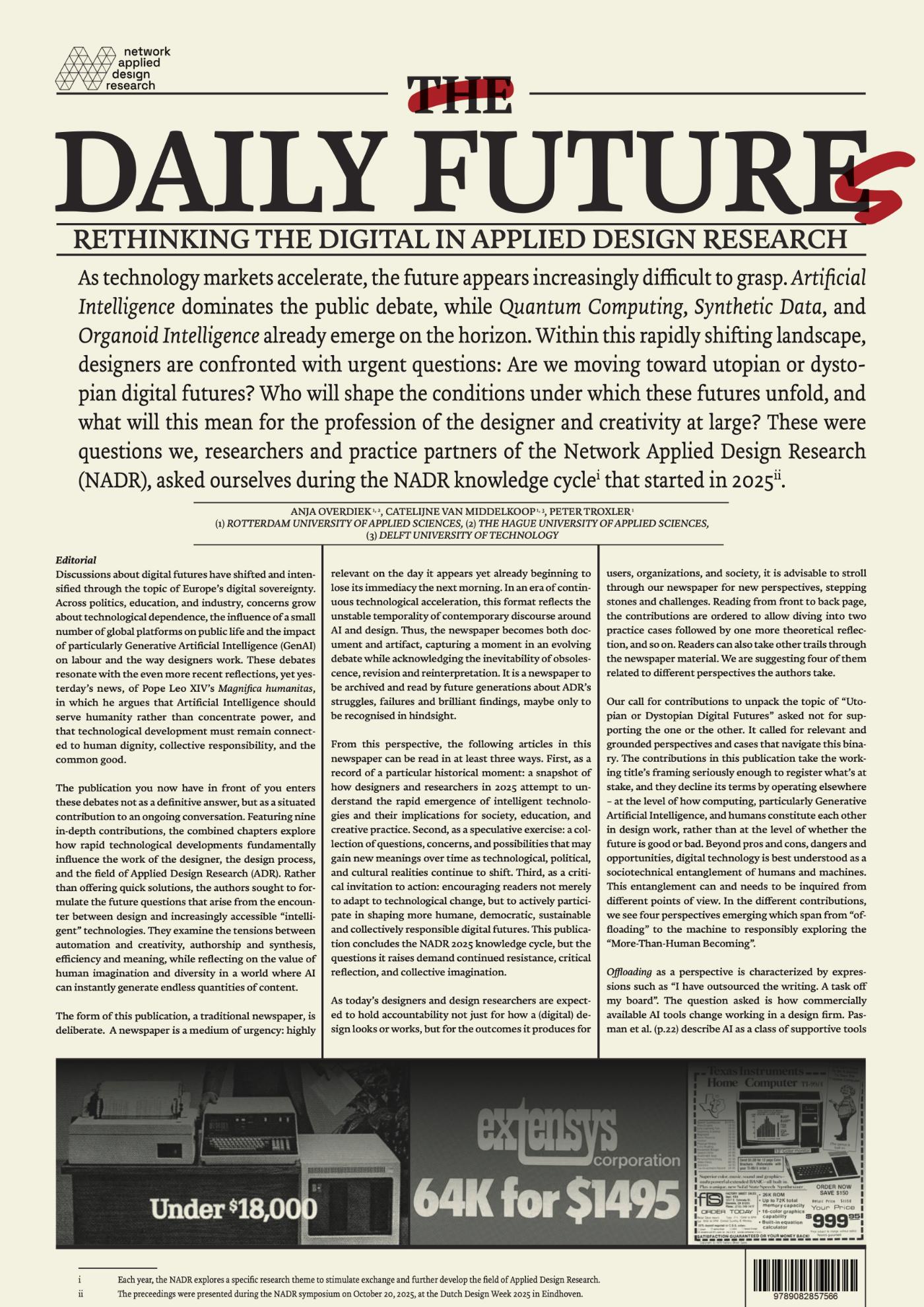 Omslag van The Daily Future