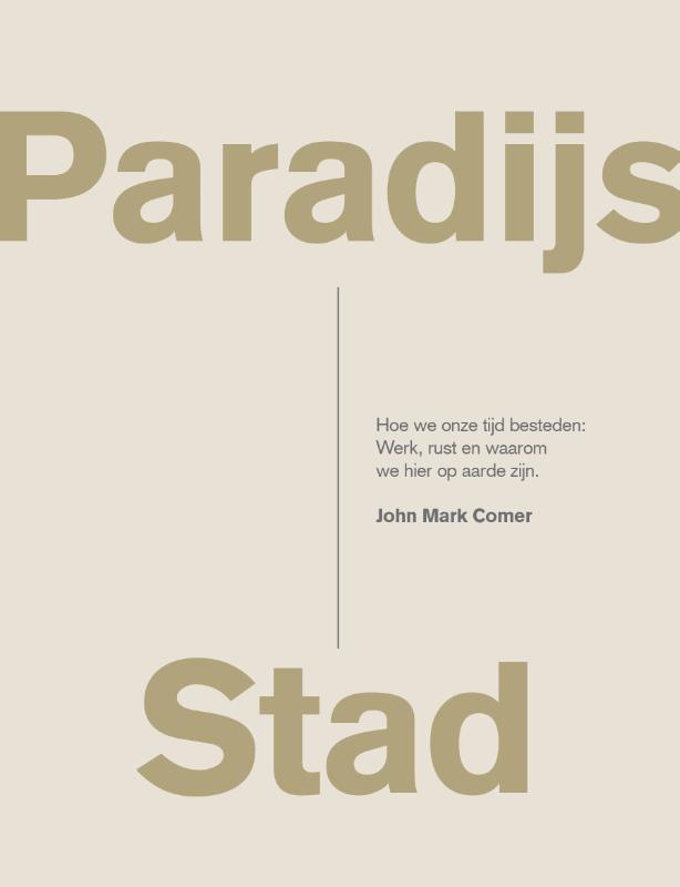 Omslag van Paradijs Stad