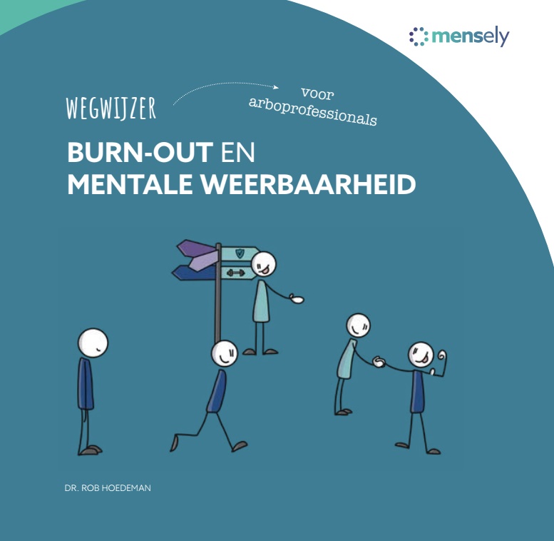 Omslag van Wegwijzer burn-out en mentale weerbaarheid voor arbprofessionals