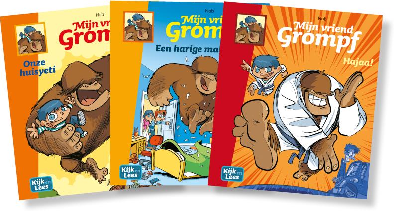 Omslag van AVI leespakket GROEP 6 - Mijn vriend Grompf