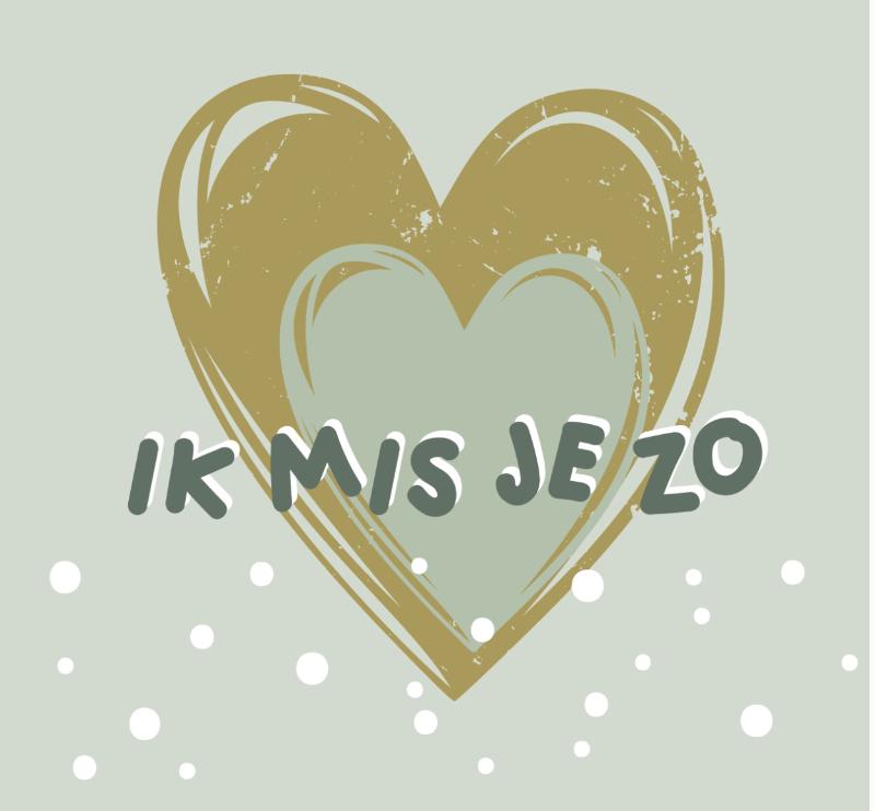 Omslag van Ik mis je zo