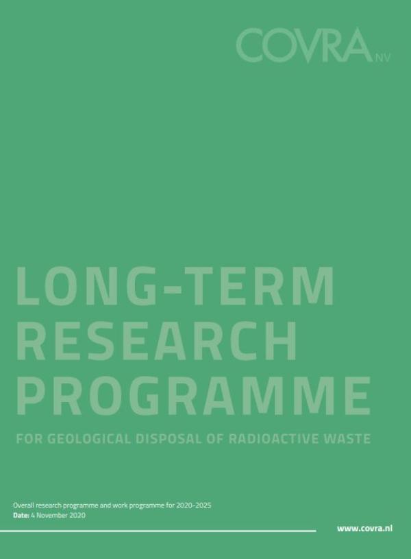Omslag van Long-term Research Programme For Geological Disposal Of Radioactive Waste