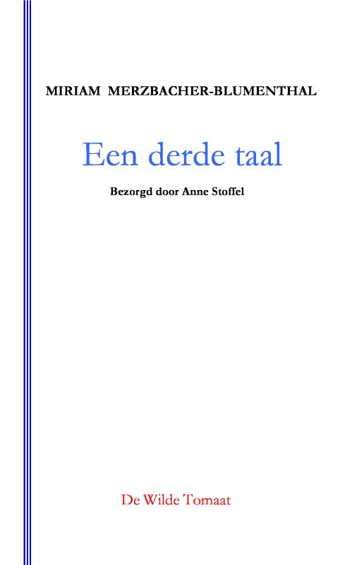 Omslag van Een derde taal