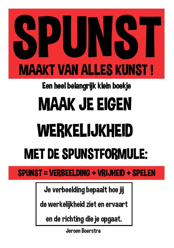Omslag van SPUNST Maakt van alles kunst!