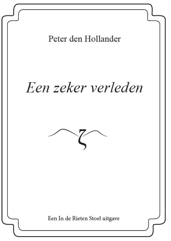 Omslag van Een zeker verleden