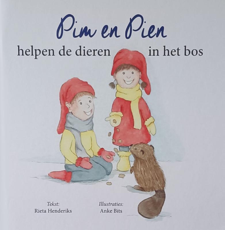 Omslag van Pim en Pien helpen de dieren in het bos