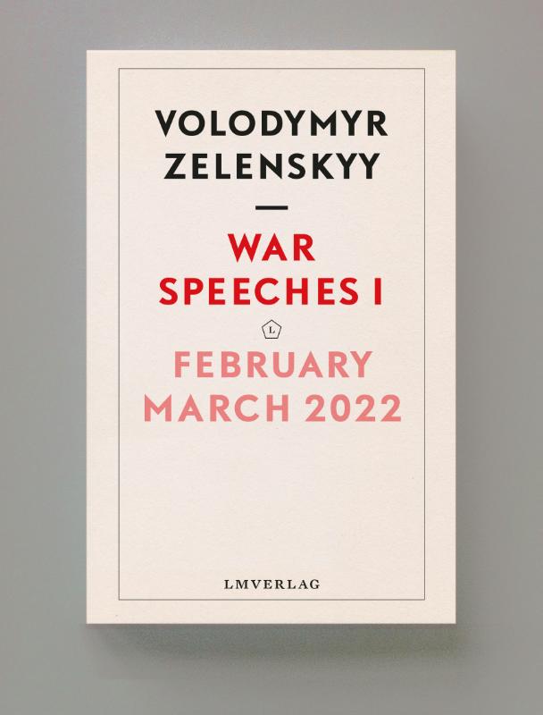 Omslag van War Speeches I