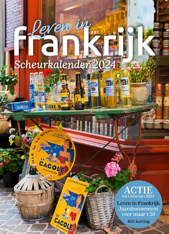 Omslag van Leven in Frankrijk Scheurkalender 2024