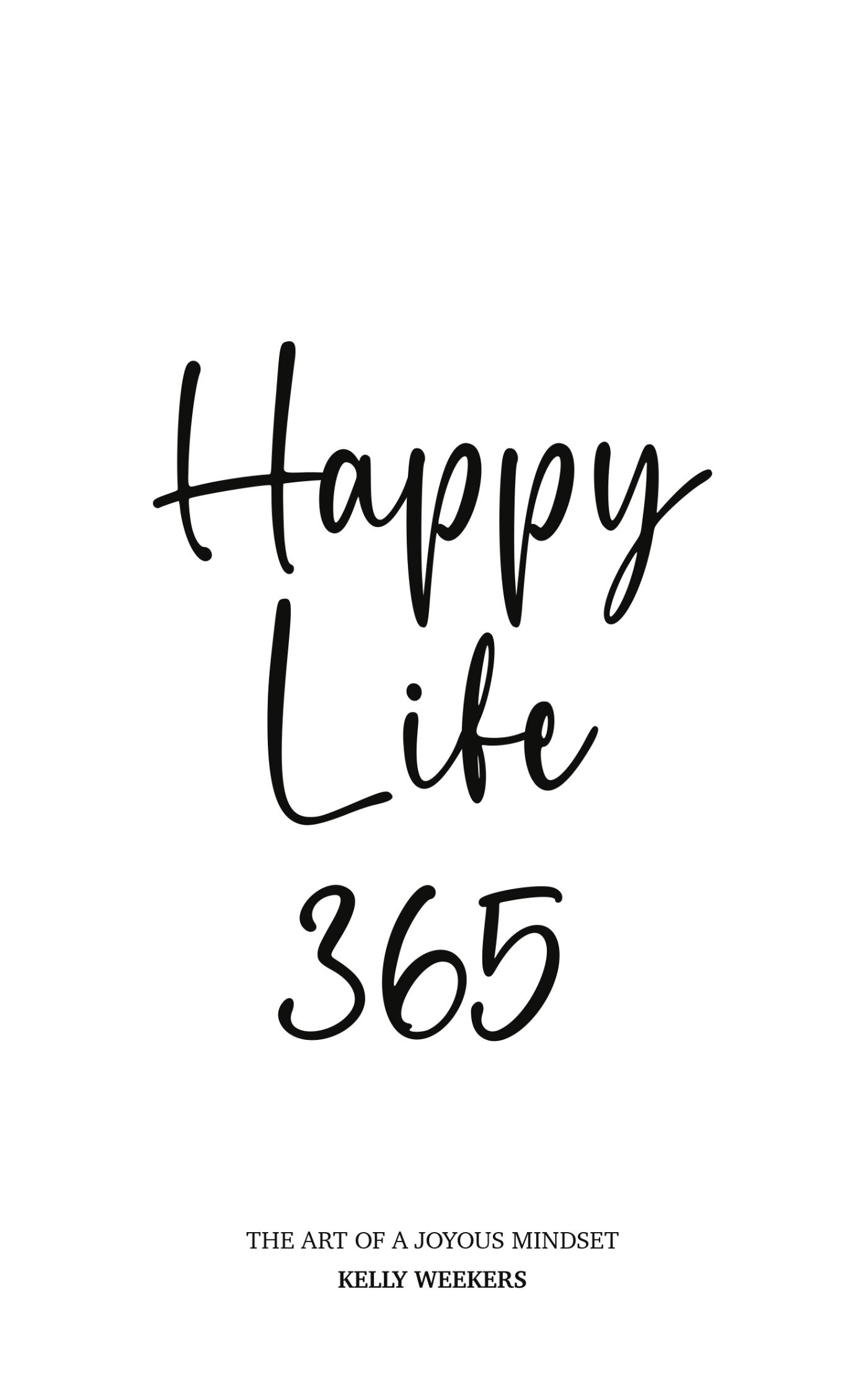 Omslag van Happy Life 365