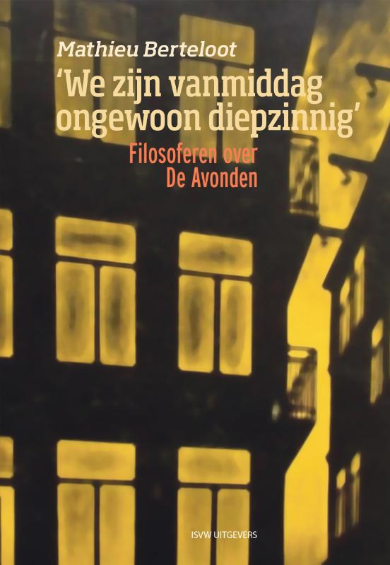 Omslag van ‘We zijn vanmiddag ongewoon diepzinnig’