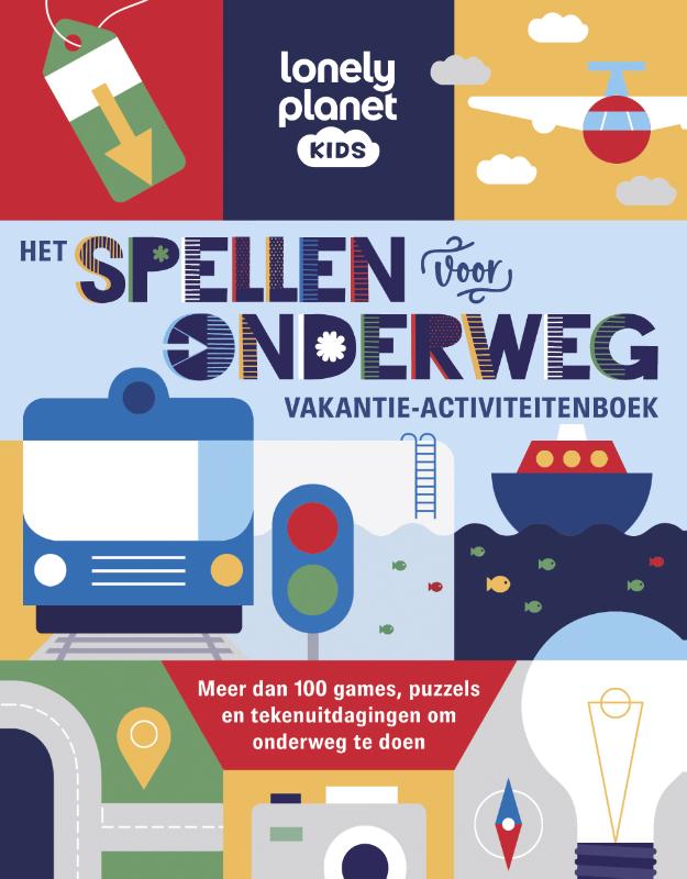 Omslag van Het spellen voor onderweg vakantie-activiteitenboek