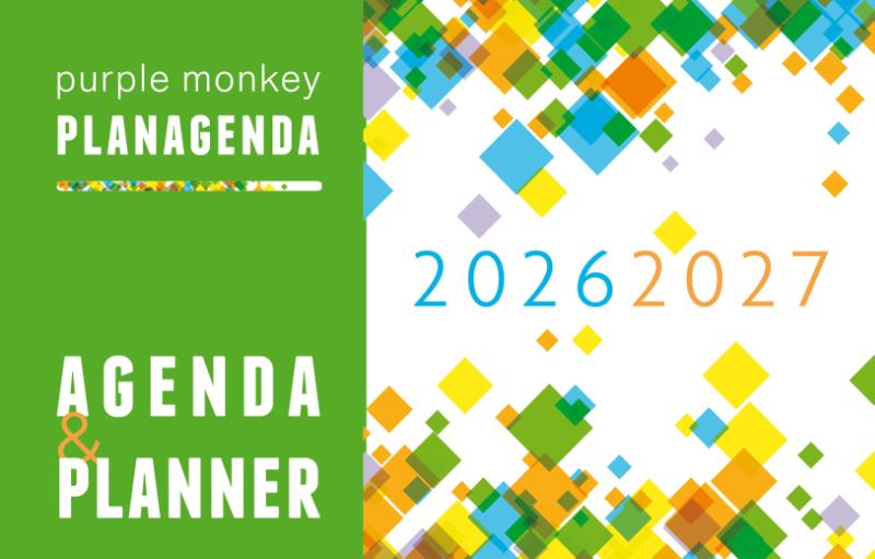 Omslag van Purple Monkey planagenda 2026-2027