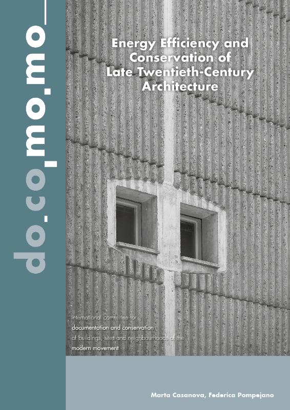Omslag van Energy Efficiency and Conservation of Late Twentieth-Century Architecture